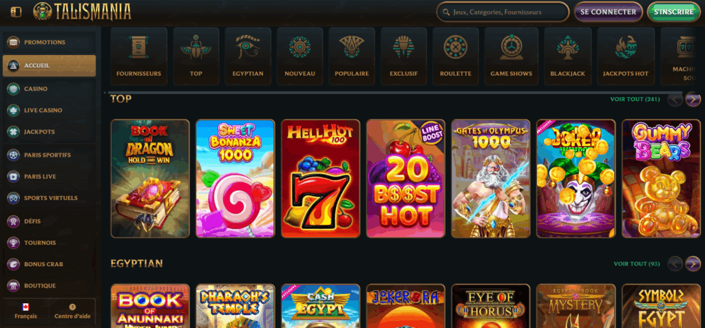 avis sur talismania casino