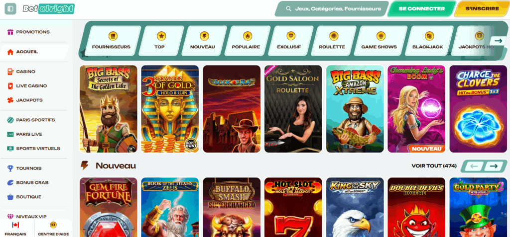 avis sur BETALRIGHT CASINO